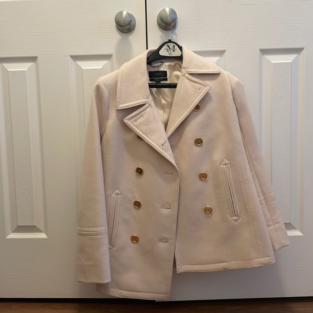 JCrew Womens italiano wool pea coat